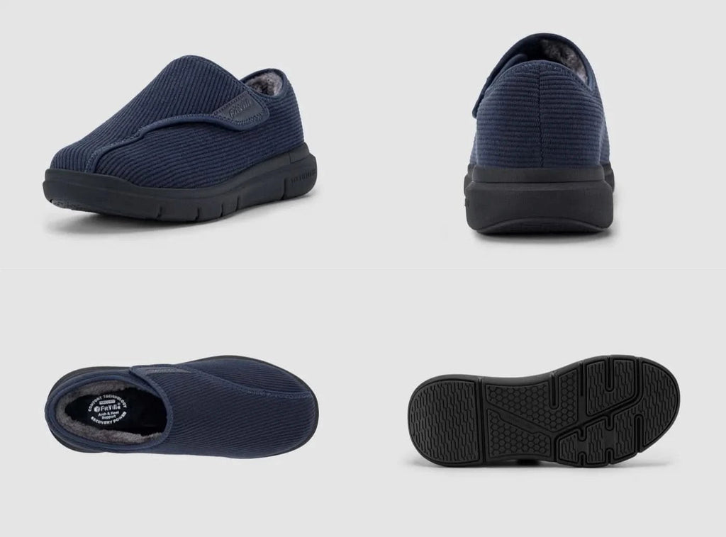 FitVille Men's EasyTop Comfort Slipper V1 - 29