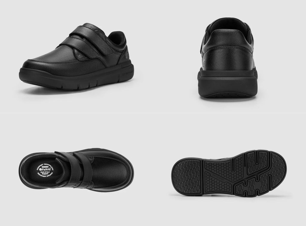 FitVille Men's EasyTop Deluxe Dress Shoes V2 - 8