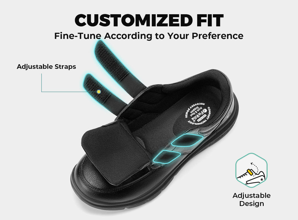 FitVille Men's EasyTop Deluxe Dress Shoes V2 - 5