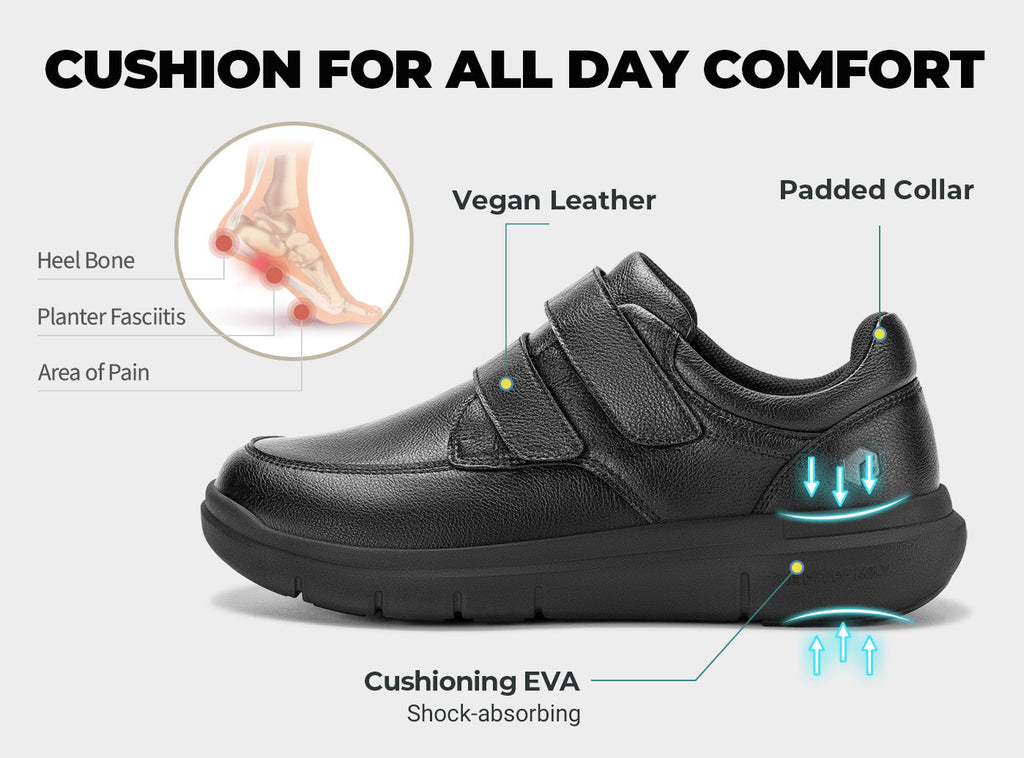 FitVille Men's EasyTop Deluxe Dress Shoes V2 - 4