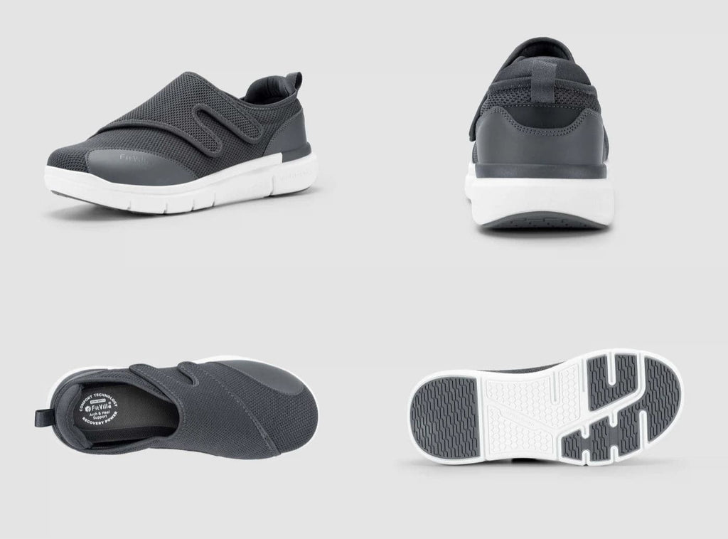 FitVille Men's EasyTop Diabetic Shoes V1 - 22