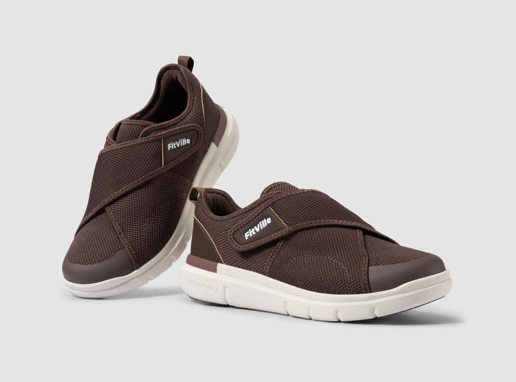 FitVille Men's EasyTop Diabetic Shoes V5 - 19