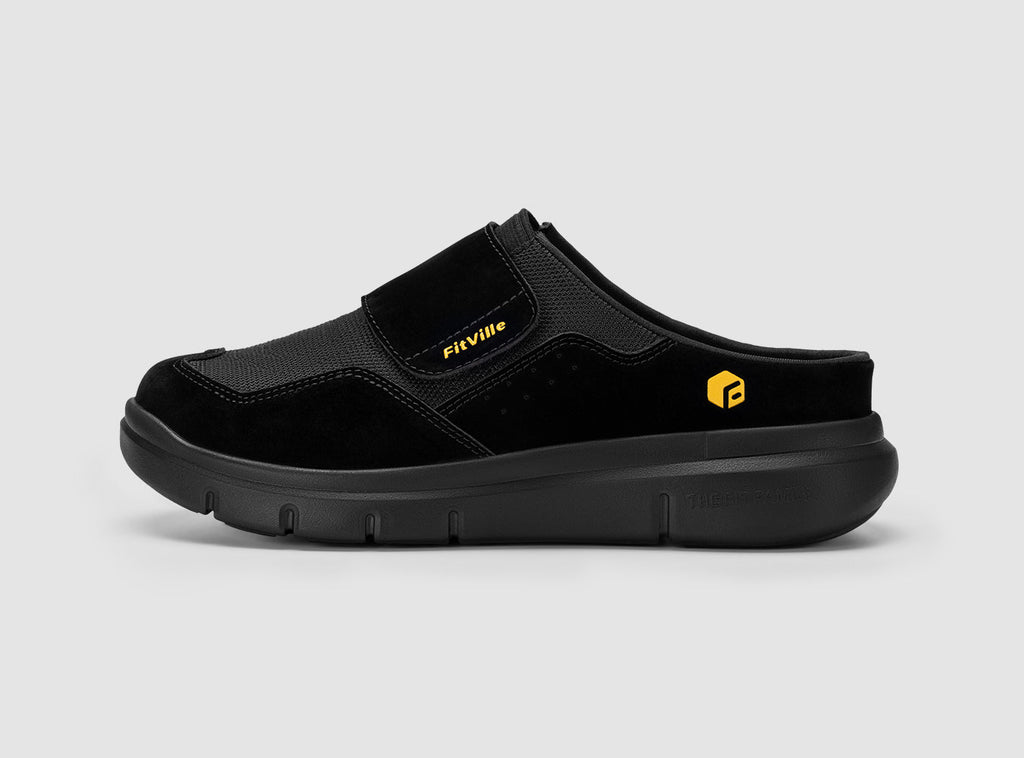FitVille Men's EasyTop Diabetic Slipper V3 - 1