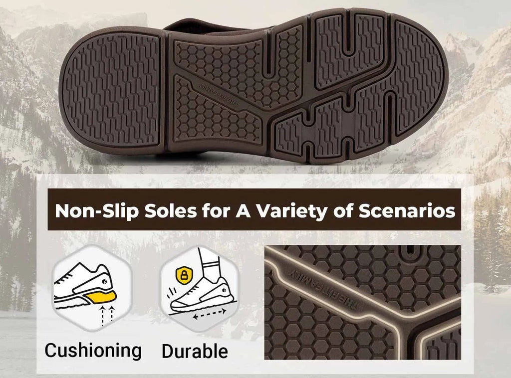 FitVille Men's EasyTop Diabetic Winter Boots V1 - 16