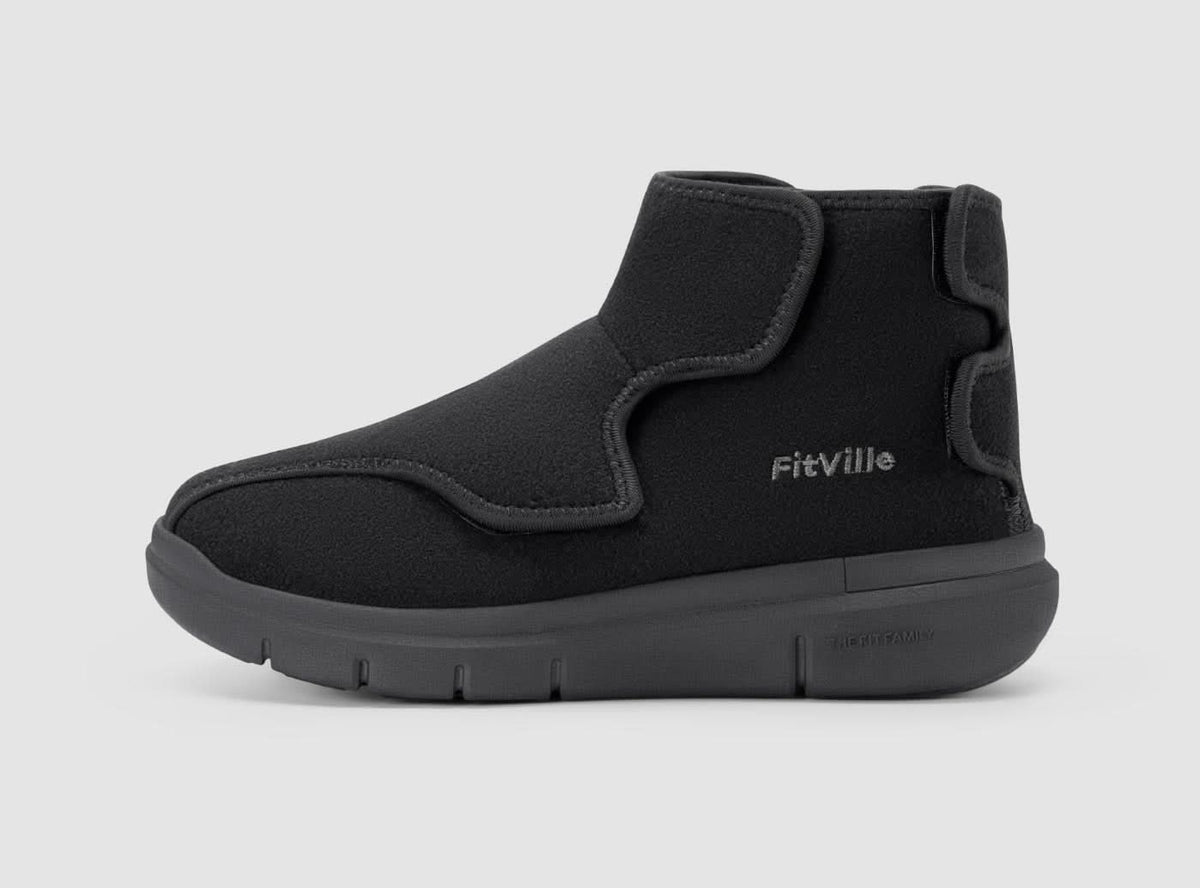 FitVille Men's EasyTop Diabetic Winter Boots V2 2E/4E FitVilleUK