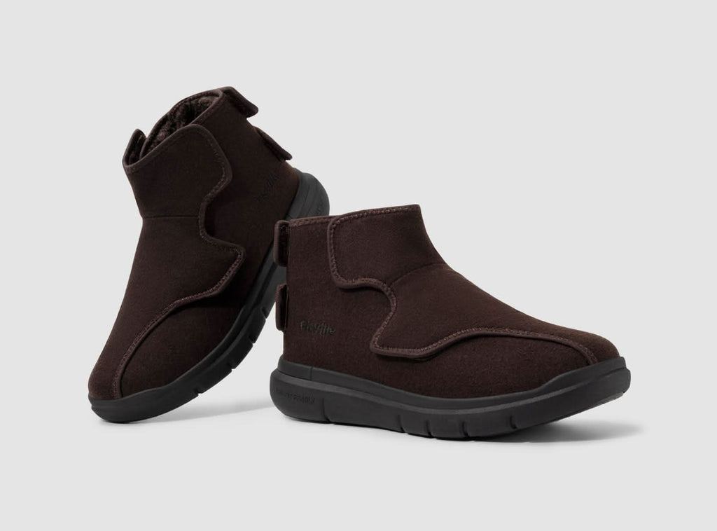 FitVille Men's EasyTop Diabetic Winter Boots V2 - 20