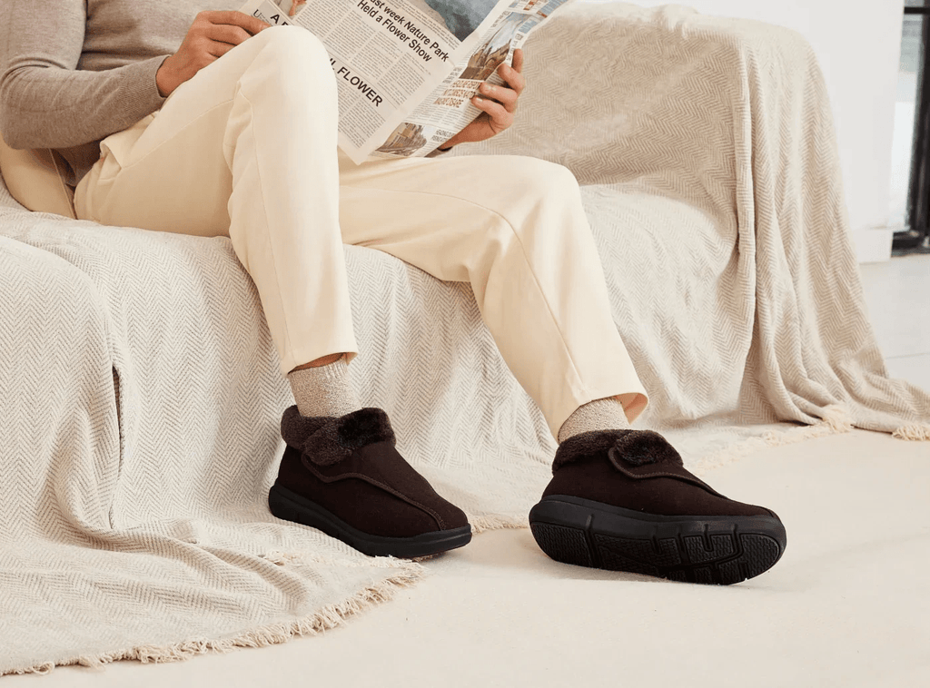 FitVille Men's EasyTop Diabetic Winter Boots V3 - 22