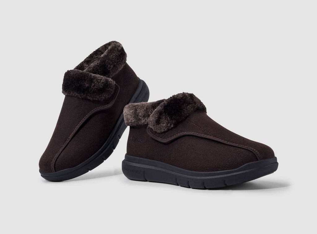 FitVille Men's EasyTop Diabetic Winter Boots V3 - 30