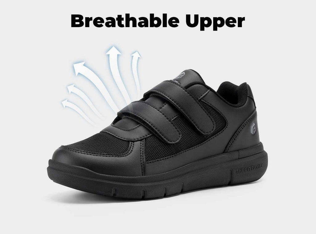 FitVille Men's EasyTop Duo Strap Diabetic Shoes V3 - 6