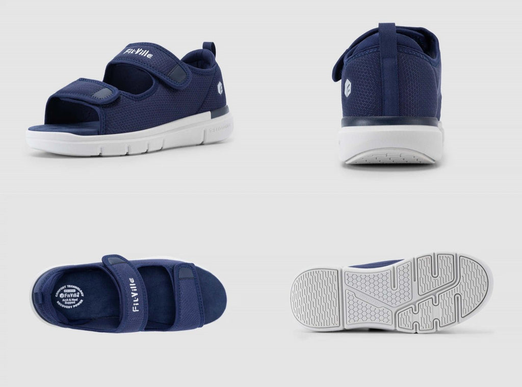 FitVille Men's EasyTop Recovery Sandal V3 - 24