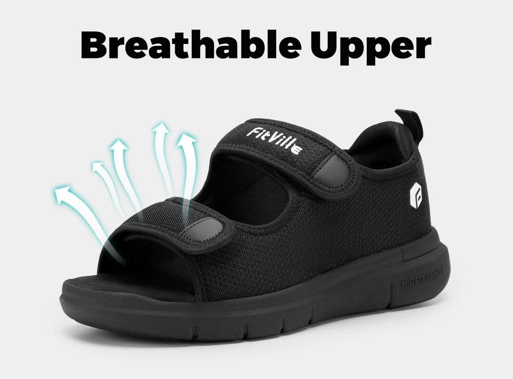 FitVille Men's EasyTop Recovery Sandal V3 - 7