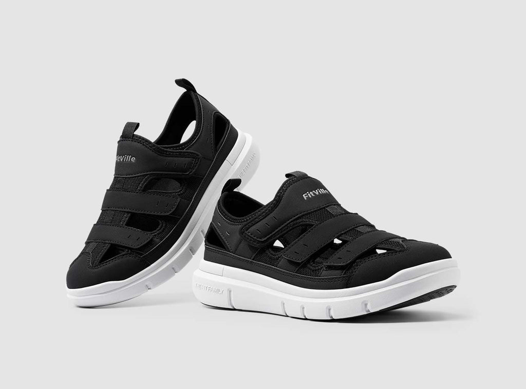 FitVille Men's EasyTop Recovery Sandal V4 - 9