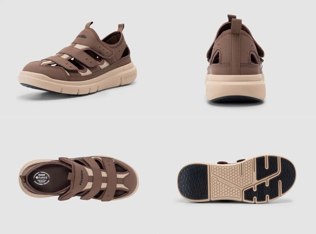 FitVille Men's EasyTop Recovery Sandal V4 - 24