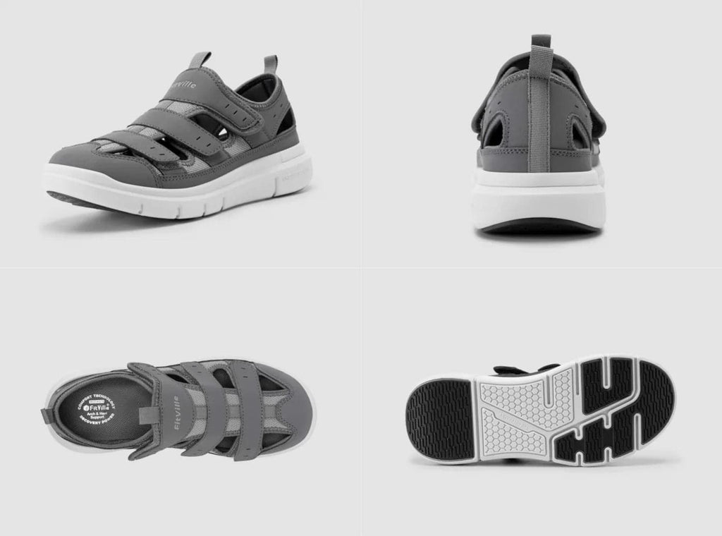 FitVille Men's EasyTop Recovery Sandal V4 - 16