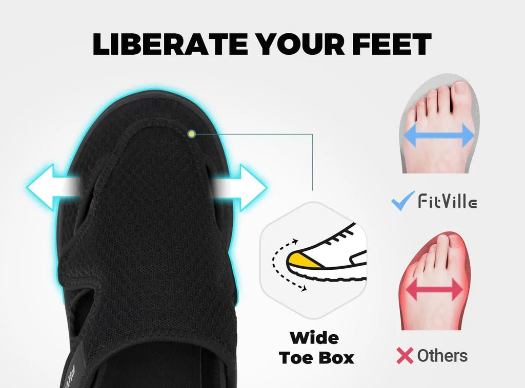 FitVille Men's EasyTop Recovery Sandal V5 - 3