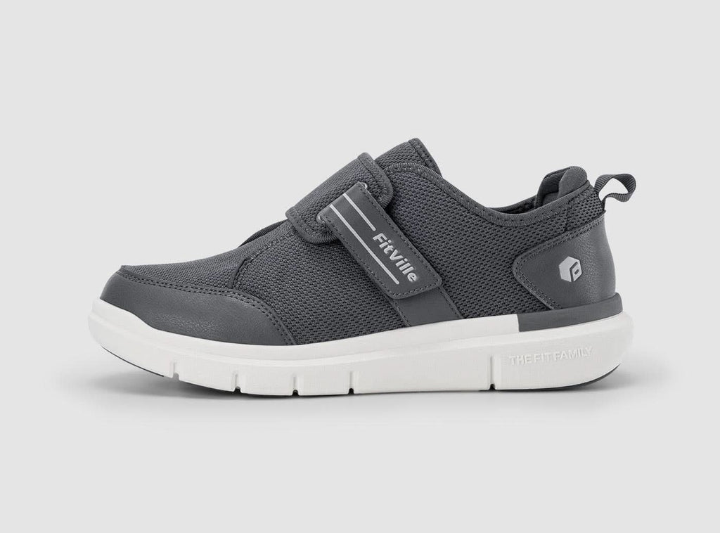 FitVille Men's EasyTop StrapEase Diabetic Shoes V10 - 18