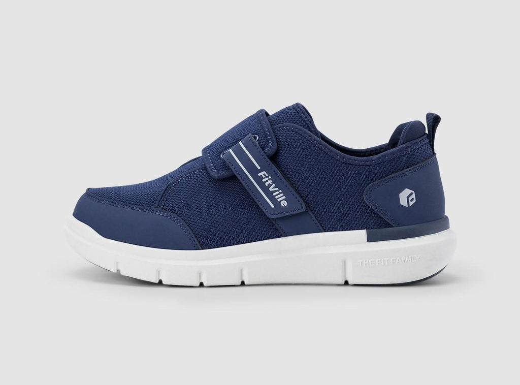 FitVille Men's EasyTop StrapEase Diabetic Shoes V10 - 10