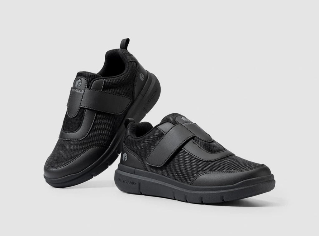 FitVille Men's EasyTop StrapEase Diabetic Shoes V4 - 16