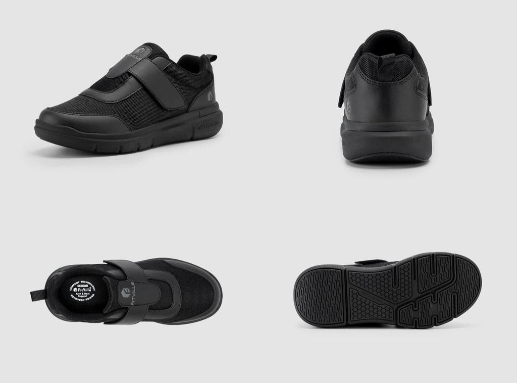 FitVille Men's EasyTop StrapEase Diabetic Shoes V4 - 15