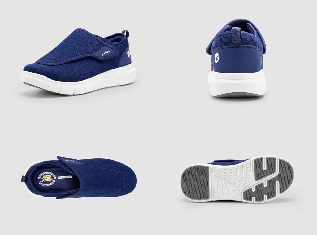 FitVille Men's EasyTop Wings Diabetic Shoes V2 - 15