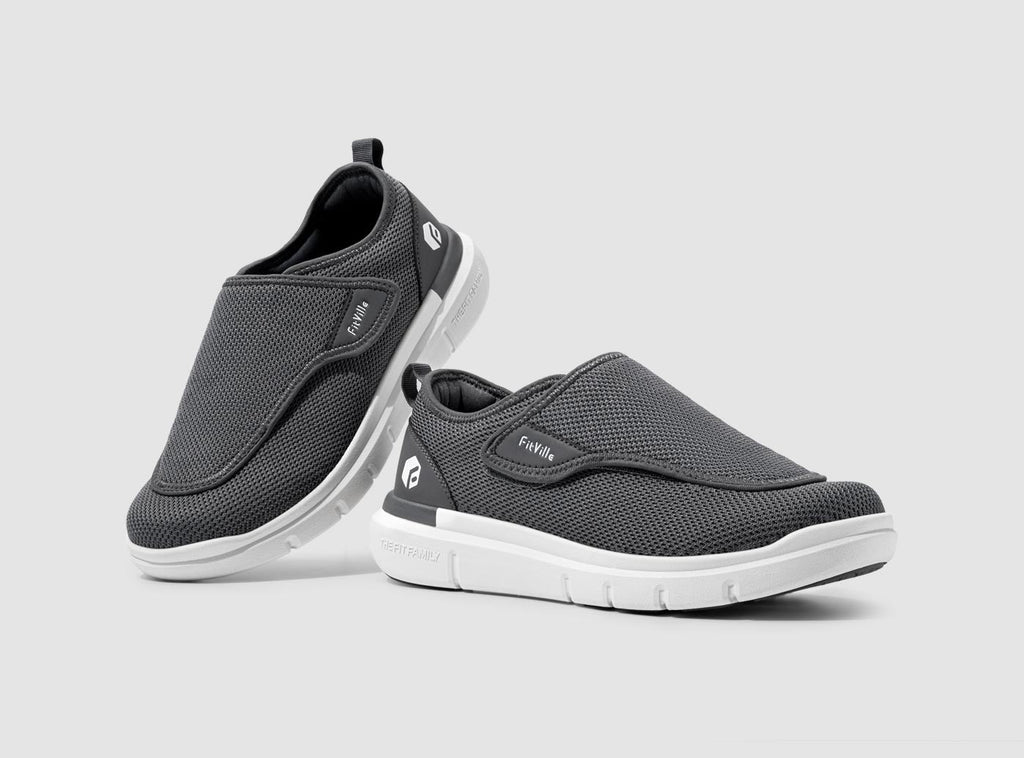 FitVille Men's EasyTop Wings Diabetic Shoes V2 - 23