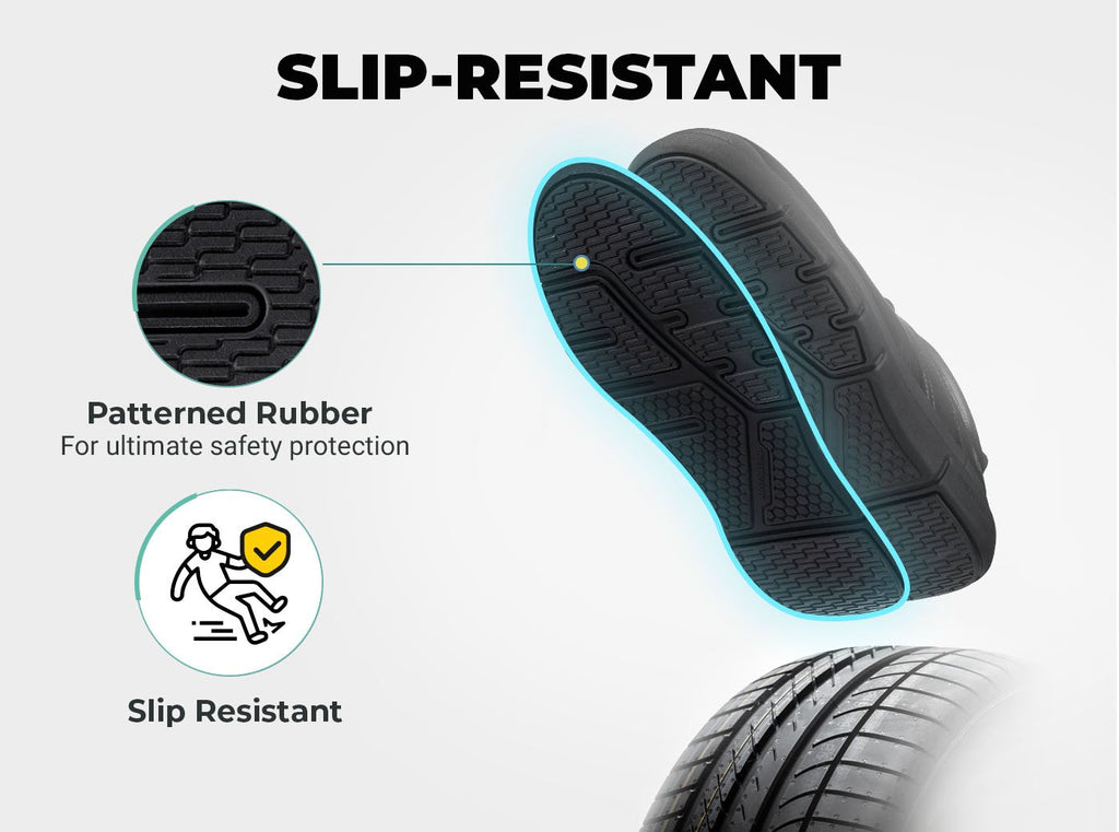 FitVille Men's EasyWalk Slip - On Dress Shoes V2 - 6