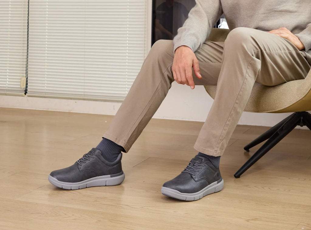 FitVille Men's EasyWalk Slip - On Dress Shoes V2 - 20