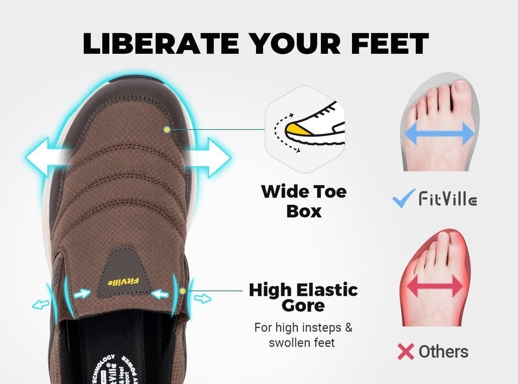 FitVille Men's Explorer Outdoor Slip - On V2 - 3