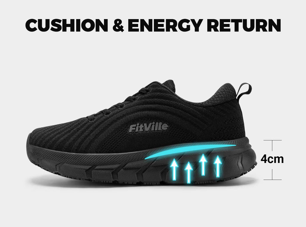 Fitville Walking Shoes Review FitVille Mens Running Shoe Extra