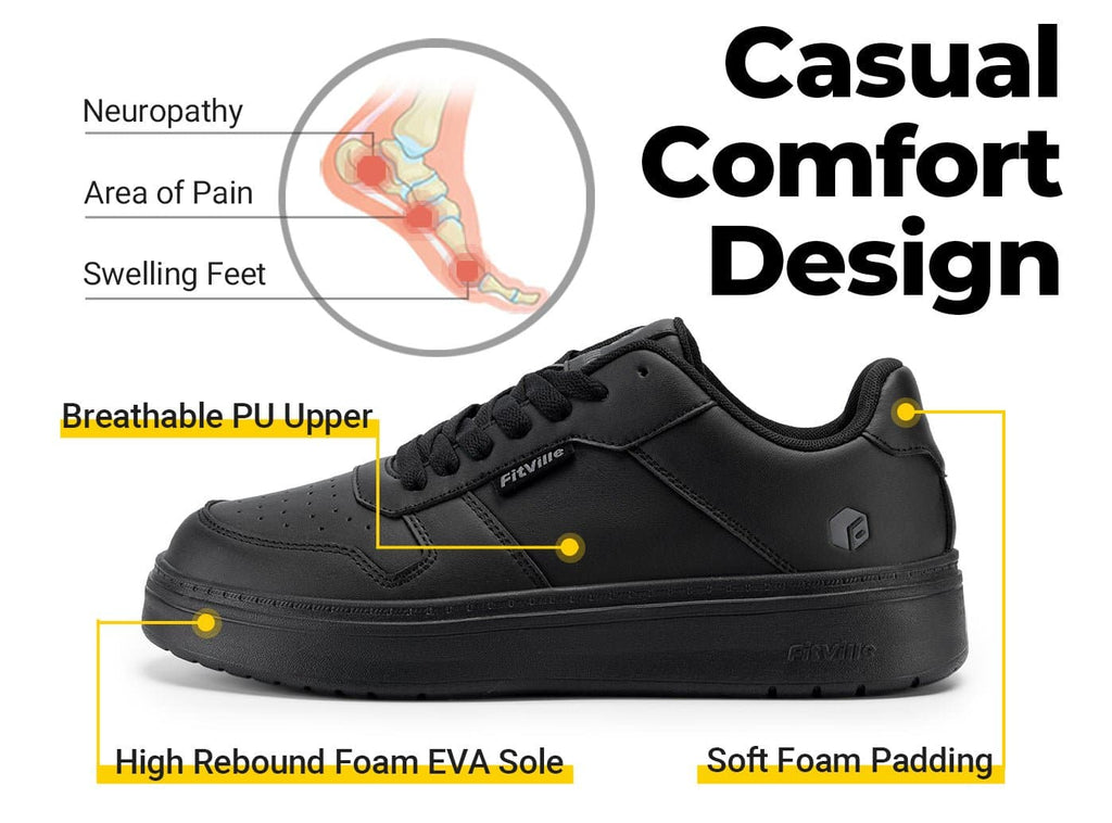 FitVille Men's FlyRider Deluxe Sneaker V2 - 4