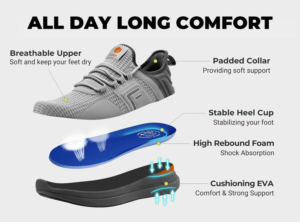 FitVille Men's Fresh Core Running Shoes V1 - 20