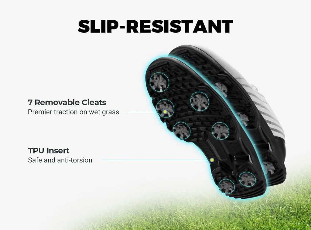 FitVille Men's GreenTread Golf Shoes V2 - 4