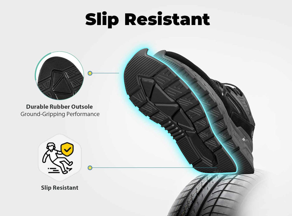 FitVille Men's High - top Rebound Core Walking Shoes V4 - 14