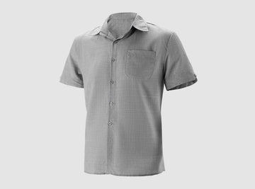 FitVille Men's Lightweight Linen Short Sleeve Shirt - 1