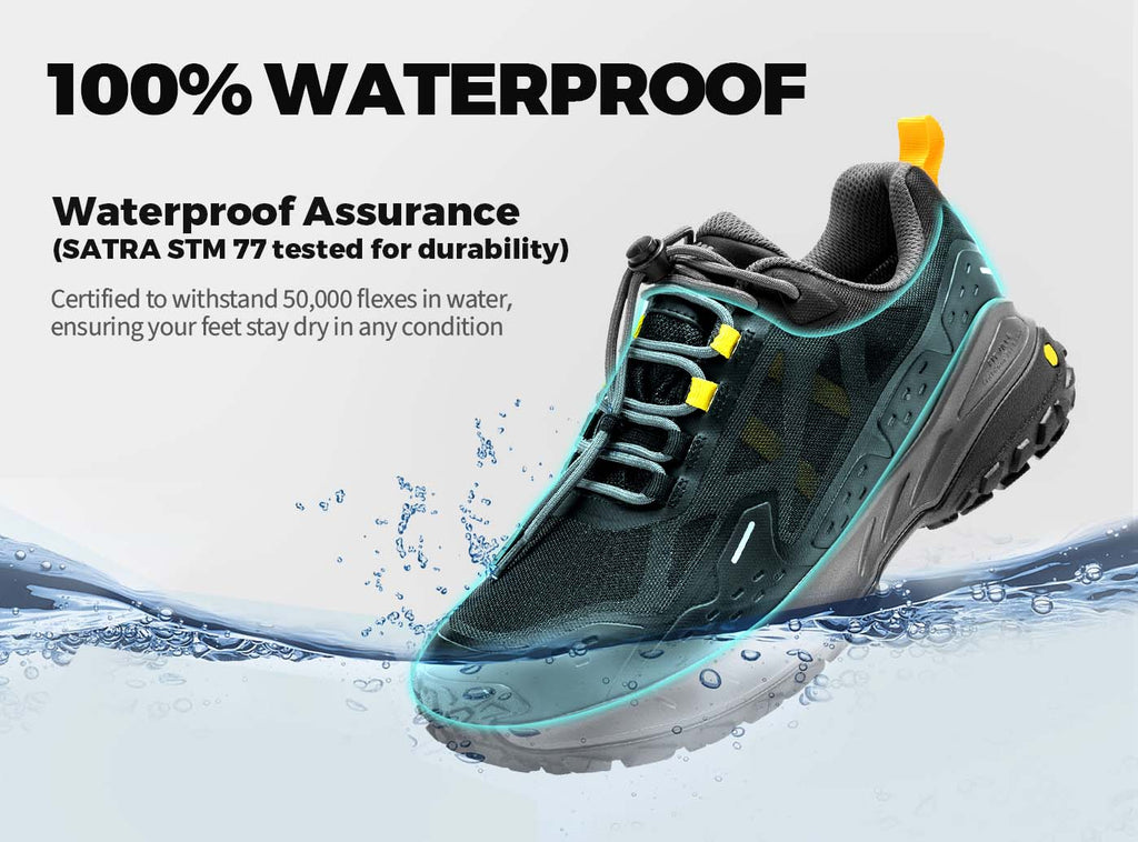 FitVille Men's Low - Top CreekCross Hiking Shoes V1 - 13