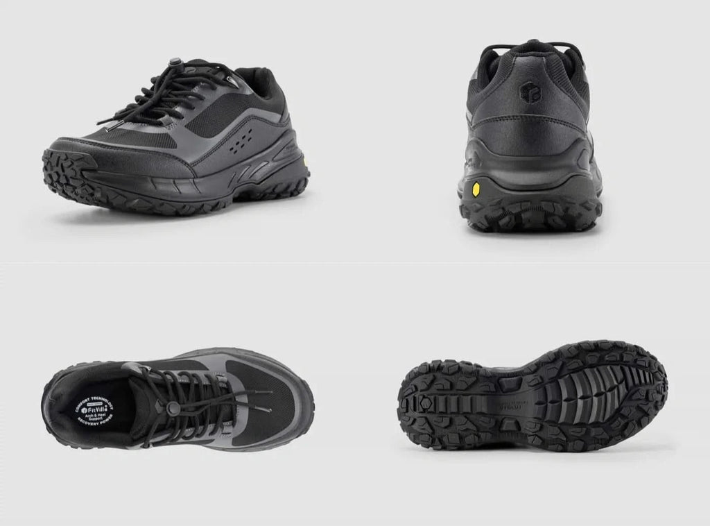 FitVille Men's Low - Top LugMax Hiking Shoes V1 - 8
