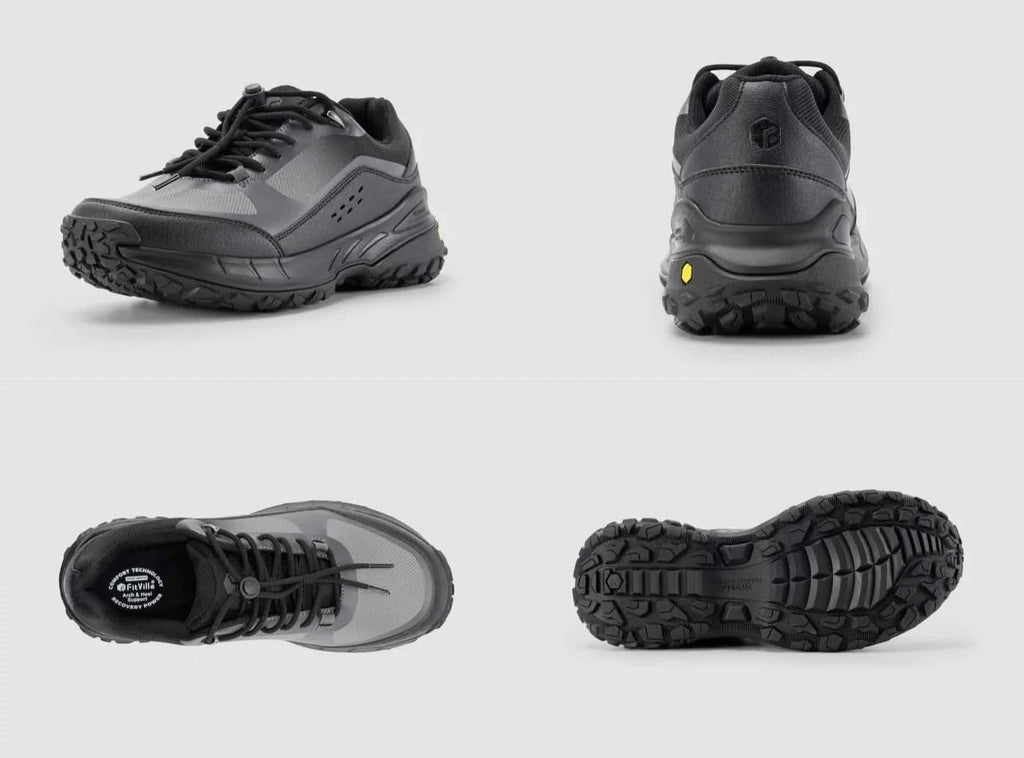 FitVille Men's Low - Top LugMax Hiking Shoes V1 - 17