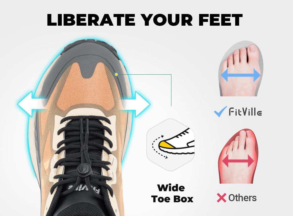 FitVille Men's Low - Top LugMax Hiking Shoes V2 - 11