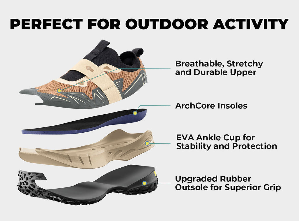 FitVille Men's Low - Top LugMax Hiking Shoes V4 - 25