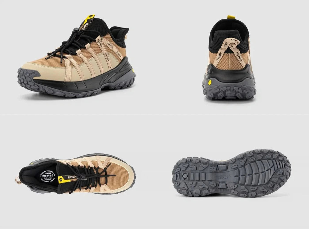 FitVille Men's Low - Top LugMax Hiking Shoes V6 - 20