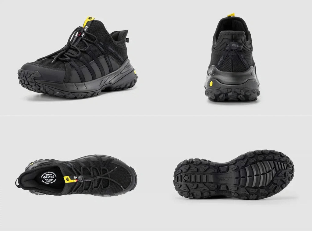 FitVille Men's Low - Top LugMax Hiking Shoes V6 - 10