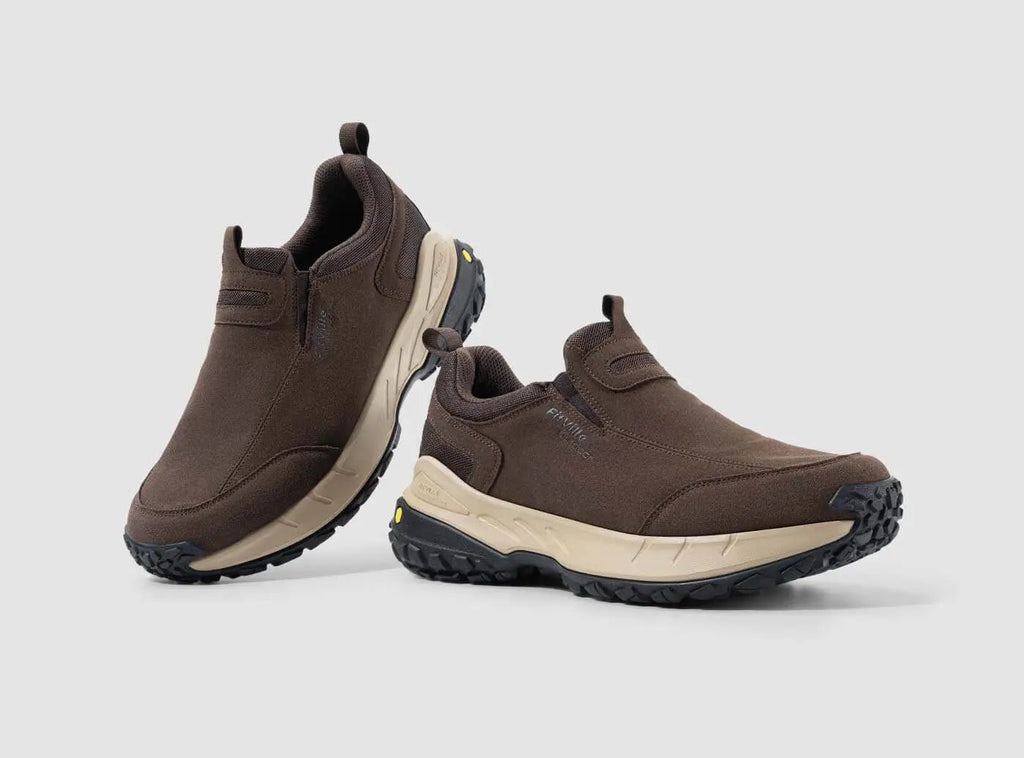 FitVille Men's Low - Top LugMax Outdoor Slip - On V3 - 34