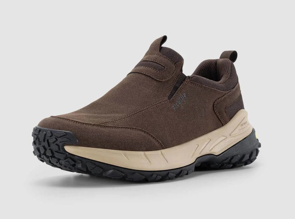 FitVille Men's Low - Top LugMax Outdoor Slip - On V3 - 32