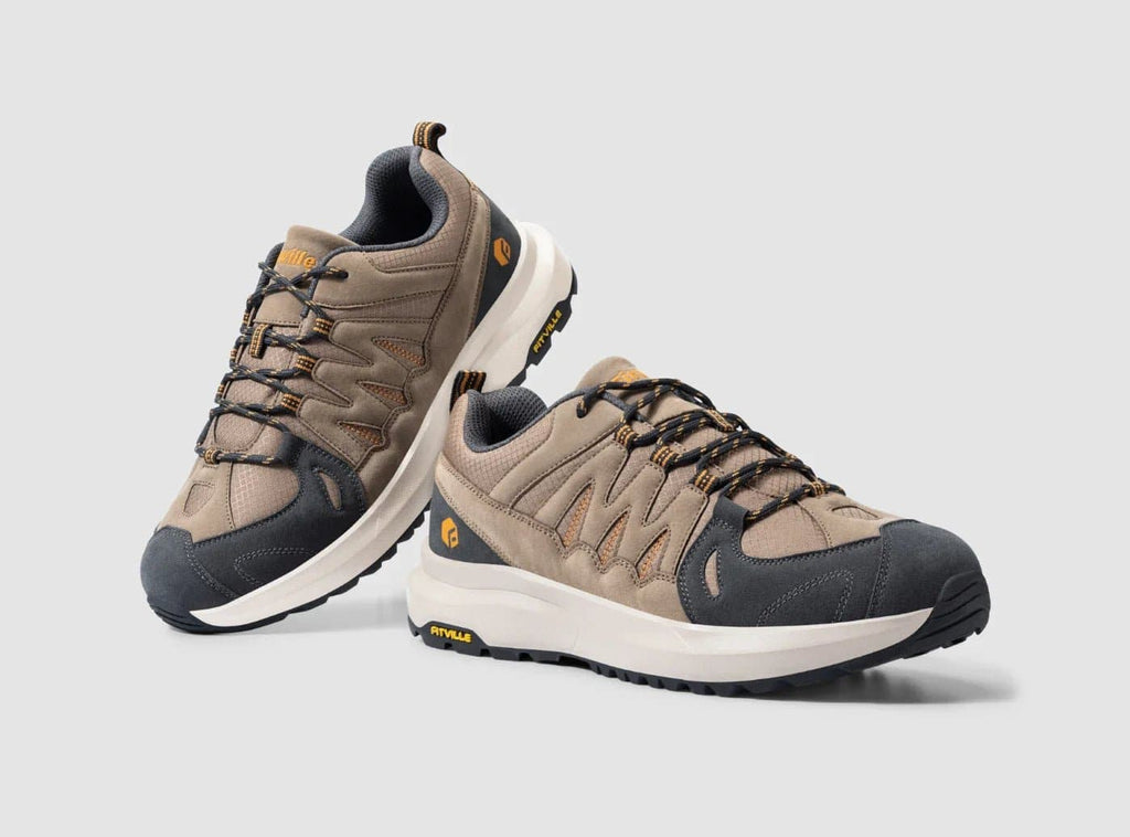 FitVille Men's Low - Top Sturdy Core Hiking Shoes V3 - 8