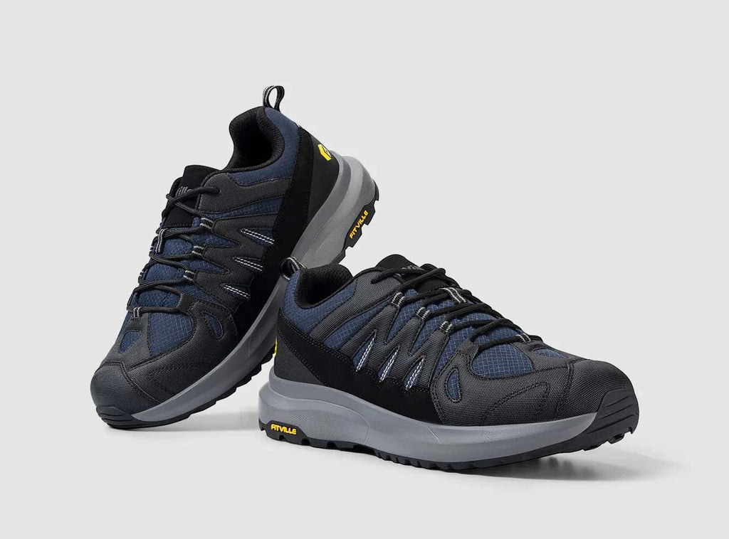 FitVille Men's Low - Top Sturdy Core Hiking Shoes V3 - 15