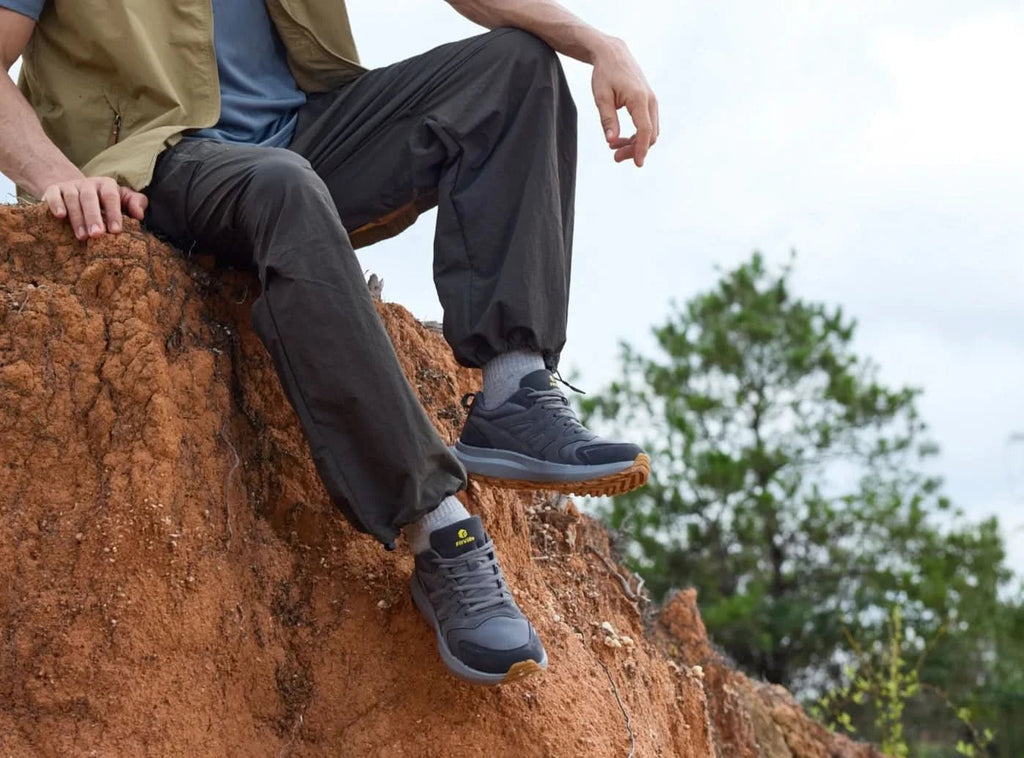 FitVille Men's Low - Top Sturdy Core Hiking Shoes V4 - 20