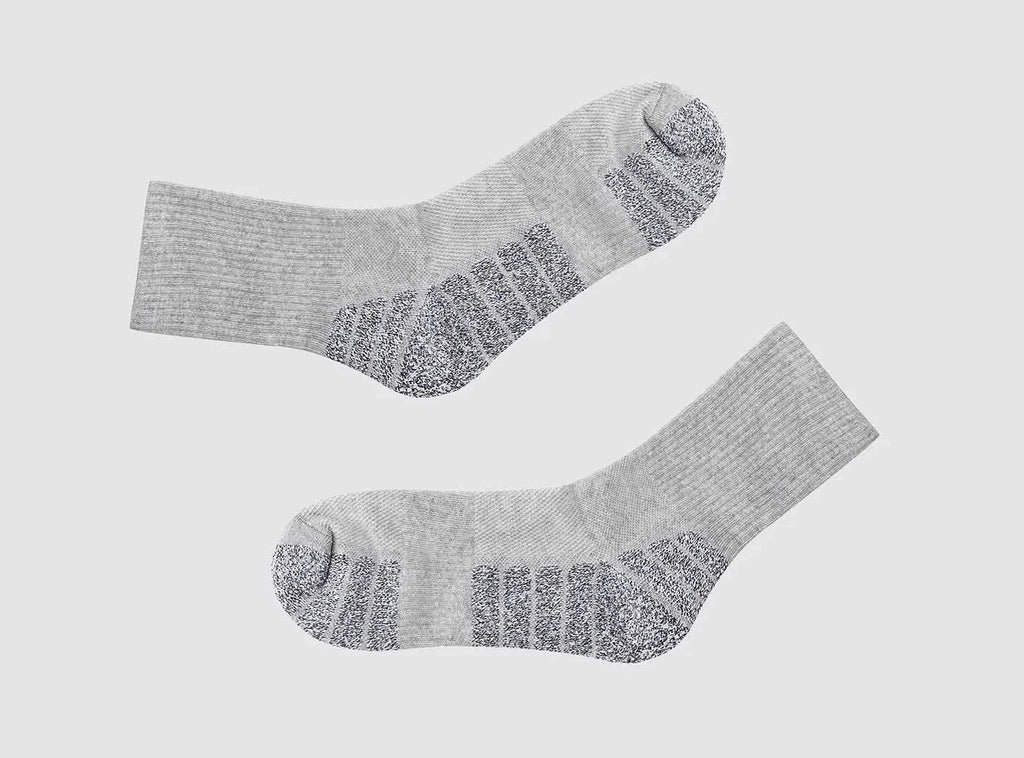 FitVille Men's Mid - Calf Athletic Socks 3 - Pair Bundle - 12