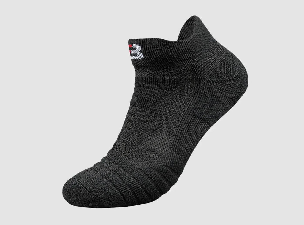 FitVille Men's PowerStride Ankle Socks 5 - Pair Bundle - 4