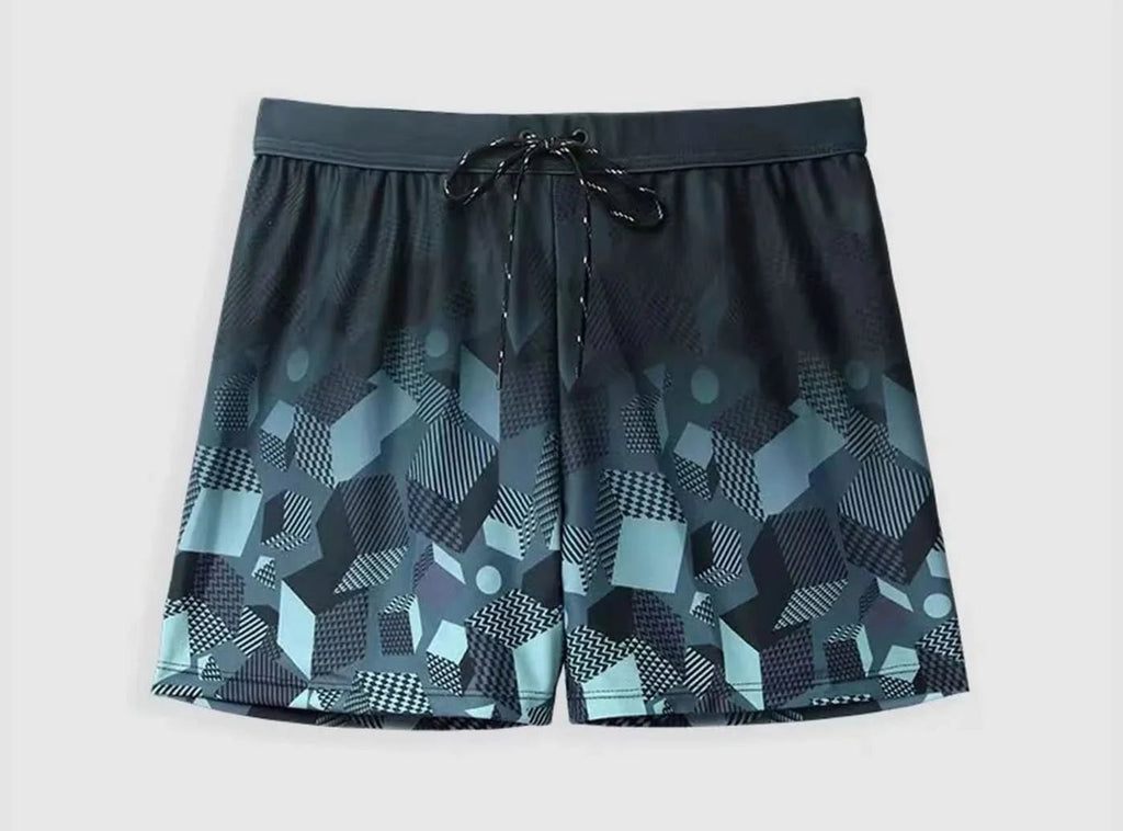 FitVille Men's Quick - Dry Swim Shorts - 1