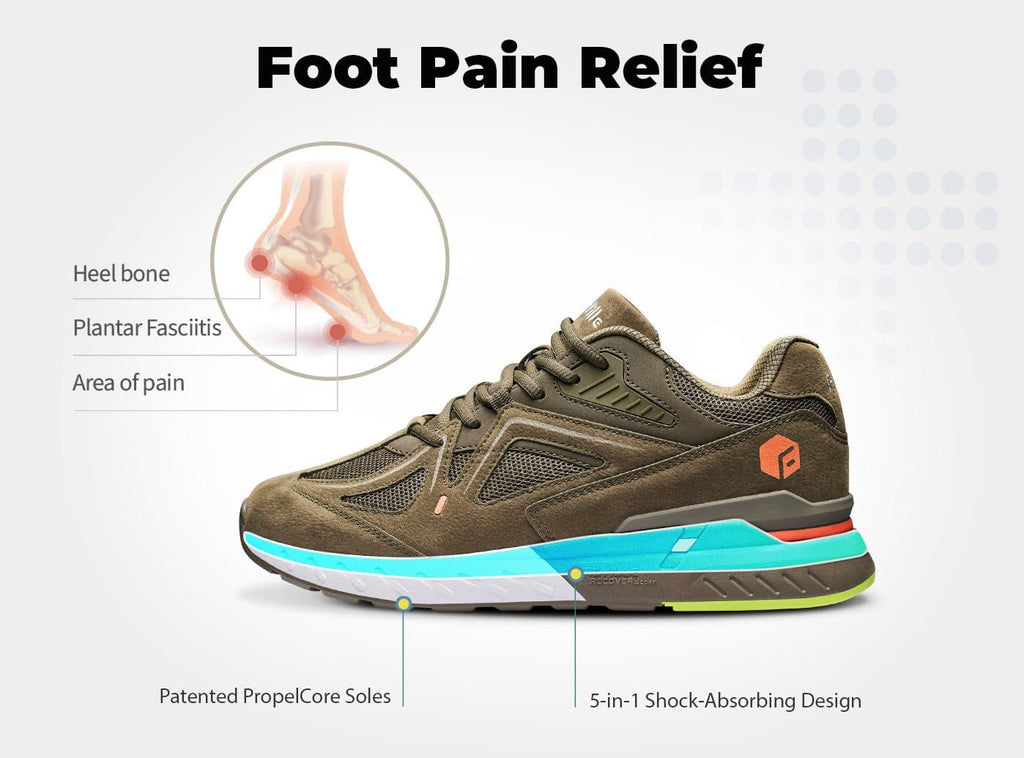 FitVille Men's Rebound Core Walking Shoes V1 - 18